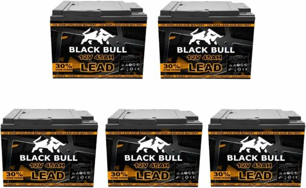 Blei Gel Akku 12V 45Ah (5er Pack 60V)
