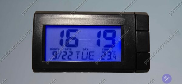 Auto Digitaluhr