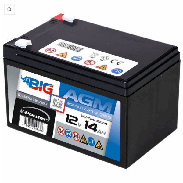 AGM Akku 12V 14Ah