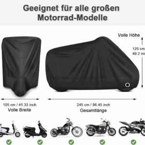 LIHAO Motorradabdeckung